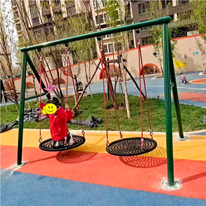 Balançoire de parc Extérieure Balançoire Jardin Extérieur Parc <span class=keywords><strong>Adulte</strong></span> Enfant Chaise Carrée <span class=keywords><strong>Nid</strong></span> Balançoire - Product Image 3