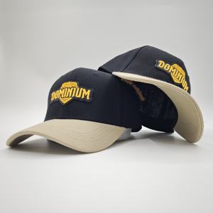 Casquette de baseball sportive personnalisée avec logo en caoutchouc 3D en relief, broderie à la main, tissu Oxford Dobby, haute qualité, couleur unie, 6 panneaux - Product Image 2