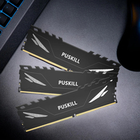 Usine PUSKILL Vente en gros Dissipateur thermique DDR4 8 Go 16 Go 32 Go de mémoire RAM 2666Mhz 3200Mhz Mémoire pour ordinateur de jeu de bureau