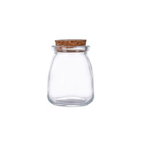 Frascos de Vidrio Vacíos Pequeños de 150 ml (5 oz) con Tapa de Vidrio, Opción de Logotipo Personalizado, Grado Alimenticio, Sin Plomo, para Postres (Pudín de Plátano, Gelatina, Dulces)