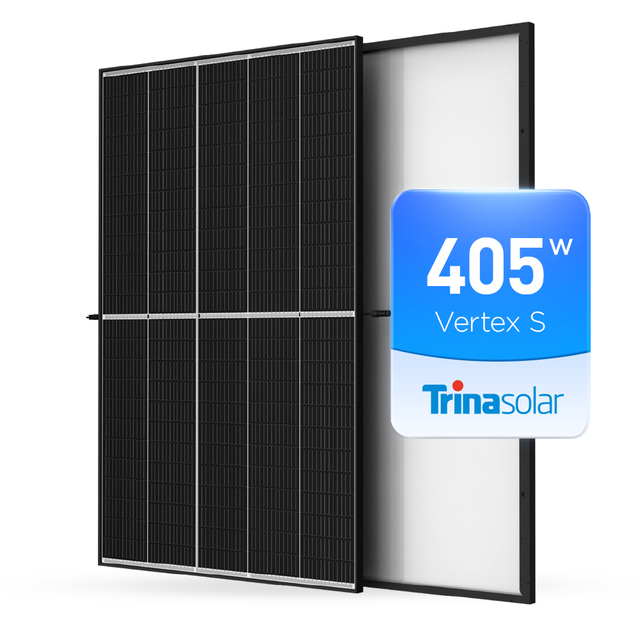 Rotherdam Trina Solar Vertex S Black Mono Tsm-400 Tsm-De09R.08 400W PV Panel Eu Stock