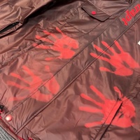 Conjunto de Sudadera con Capucha y Chaqueta Cortavientos Ligera Impermeable Deportiva con Cremallera, Bordado Personalizado del Fabricante, de Poliéster con Letras, para Chándal Térmico