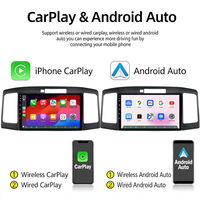 Pantalla Android de 9 Pulgadas para Auto con Qualcomm, Compatible con Control del Volante, WiFi, Bluetooth, Cámara, Reproductor de DVD para Toyota Allion 2001-2007