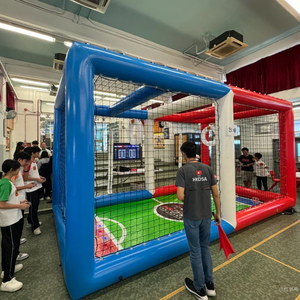 JUNAO A-4 Campo <span class=keywords><strong>de</strong></span> Fútbol Inflable <span class=keywords><strong>de</strong></span> PVC para Drones, Arena, Estadio, Valla, Equipo <span class=keywords><strong>de</strong></span> Entrenamiento para Competiciones <span class=keywords><strong>de</strong></span> <span class=keywords><strong>Vuelo</strong></span>, Fácil Instalación, Directo <span class=keywords><strong>de</strong></span> Fábrica - Product Image 2