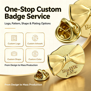 Pin <span class=keywords><strong>de</strong></span> Esmalte 3D Personalizado con Lazo, Aleación <span class=keywords><strong>de</strong></span> Zinc, Bañado en Oro, Cierre <span class=keywords><strong>de</strong></span> Mariposa, Certificado ISO, Logotipo Personalizado, MOQ Bajo, Regalo Promocional <span class=keywords><strong>de</strong></span> Marca - Product Image 2