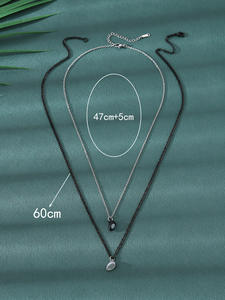 <span class=keywords><strong>สร้อย</strong></span>คอ<span class=keywords><strong>ส</strong></span><span class=keywords><strong>แตน</strong></span><span class=keywords><strong>เล</strong></span><span class=keywords><strong>ส</strong></span><span class=keywords><strong>ส</strong></span>ตีลรูปหัวใจประดับเพชรพร้อมจี้รูปไม้ไผ่ ดีไซน์<span class=keywords><strong>ส</strong></span>ร้าง<span class=keywords><strong>ส</strong></span>รรค์ <span class=keywords><strong>ส</strong></span>ปอร์ต <span class=keywords><strong>ส</strong></span>ีดำ ขายดีข้ามพรมแดน - Product Image 2