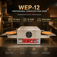 Commerciële elektrische maïspizzaoven, machine met hoge efficiëntie, digitale besturing, automatische vloerband, bakkerijapparatuur