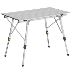 Mesa de Picnic <span class=keywords><strong>Plegable</strong></span> Portátil con Superficie de Aluminio para Camping - Product Image 5