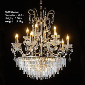 Nouvelle décoration de mariage, <span class=keywords><strong>rideau</strong></span> de perles en cristal plaqué métal, lustre, décoration de scène d'événement de mariage, éclairage de <span class=keywords><strong>plafond</strong></span> - Product Image 4
