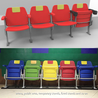 Fabricant de chaises de stade pliantes en plastique pour l'extérieur, montées au sol, pour les arènes, le football, les sports et les divertissements CS-V1-GL