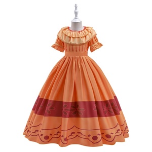 Promozione ragazze abiti fantasiosi per carnevale Halloween <span class=keywords><strong>vestito</strong></span> da principessa Isabella Encanto Mirabel Costume Cosplay madrigale con borsa - Product Image 3