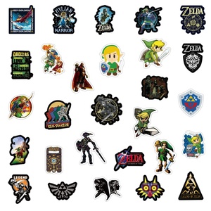 Autocollants de jeu Legend Of <span class=keywords><strong>Zelda</strong></span>, étiquette décorative en vinyle, personnalisé, pour Graffiti, ordinateur portable, bagages, DIY bricolage, 50 pièces - Product Image 5