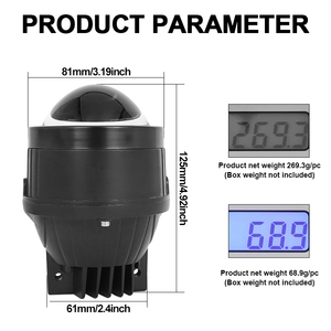 RGB แอพ LED โปรเจคเตอร์เลนส์ไฟตัดหมอก RGB 3.0 LED 3สีสำหรับ Honda Toyota VW <span class=keywords><strong>Jetta</strong></span> H11ไฟตัดหมอกพลังสูง110W - Product Image 4