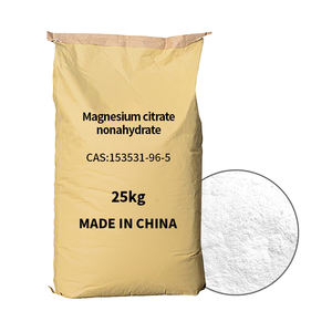 Fabrika Toptan Gıda Sınıfı Yüksek Saflıkta Magnezyum Sitrat Nonahidrat CAS 153531-96-5 Magnezyum Takviyesi PH Düzenleyici - Product Image 1