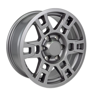 ล้อแม็กซ์อะลูมิเนียมอัลลอยด์แบบ Hub-Centric ขนาด 17x8J 6x139.7 6x5.5" 106.1 มม. สไตล์ TRD สำหรับงานหนัก สำหรับรถออฟโรด สำหรับ Toyota 4Runner, Tacoma, FJ - Product Image 3