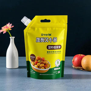 Sac à buse pour bébé personnalisé 100g 1L 3L 5L sac en papier d'aluminium de qualité alimentaire sac à buse pour jus boisson lait avec poignée sac d'emballage pour détergent - Product Image 2