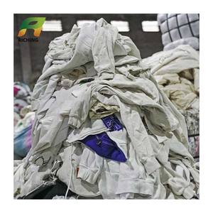 Exportation en gros de chiffons en coton industriel blanc de qualité B, balles de 25 kg, déchets textiles pour le Pakistan - Product Image 6