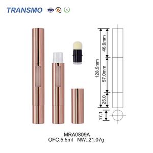 Stylo cosmétique vide en aluminium de 5 ml, type twist, pour correcteur, personnalisable, avec tête éponge - Product Image 4
