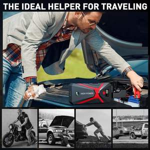 <span class=keywords><strong>D</strong></span>émarreur pour moteurs essence et diesel jusqu'à 8.5L et 5.0L 12V Portable 1600A Peak Car Battery Jump Starter avec lampe de poche à affichage LED - Product Image 4