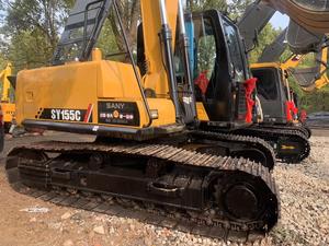 Excavadora usada SANY SY155C Excavadora sobre orugas de alta calidad SY135C SY95C Maquinaria de excavadora de construcción - Product Image 2