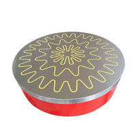 Mandrins électromagnétiques circulaires en acier au carbone de haute précision, diamètre 1600 mm, certifiés CE ISO, pour le meulage d'objets de travail ronds