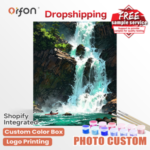 Kit de Pintura por Números ORFON para Principiantes, Pintura Acrílica al por Mayor, Maravilloso Arte de la Naturaleza - Product Image 1