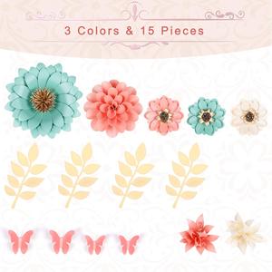 مناديل ورقية عباد الشمس الصفراء المعلقة <span class=keywords><strong>Origami</strong></span> زهرة عيد ميلاد الزفاف استحمام الطفل الزفاف الفصول الدراسية - Product Image 2