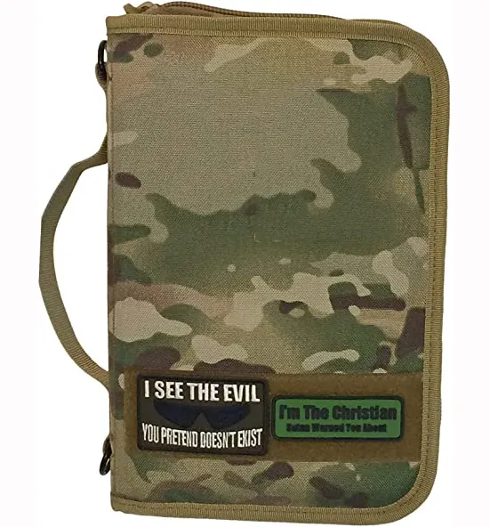 Tactical personalizza Style Medium Bible Cover Organizer Camo Bible Case