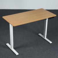 Bureau électrique ergonomique réglable en hauteur avec un seul moteur, idéal pour le télétravail