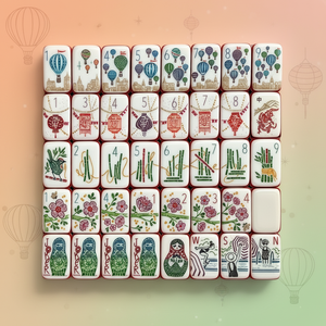 Juego de Mahjong Americano de Acrílico de 7 Capas, Diseño Walk With Me, Tallado a Mano, 160 Fichas de Mahjong de Lujo Personalizadas - Product Image 6