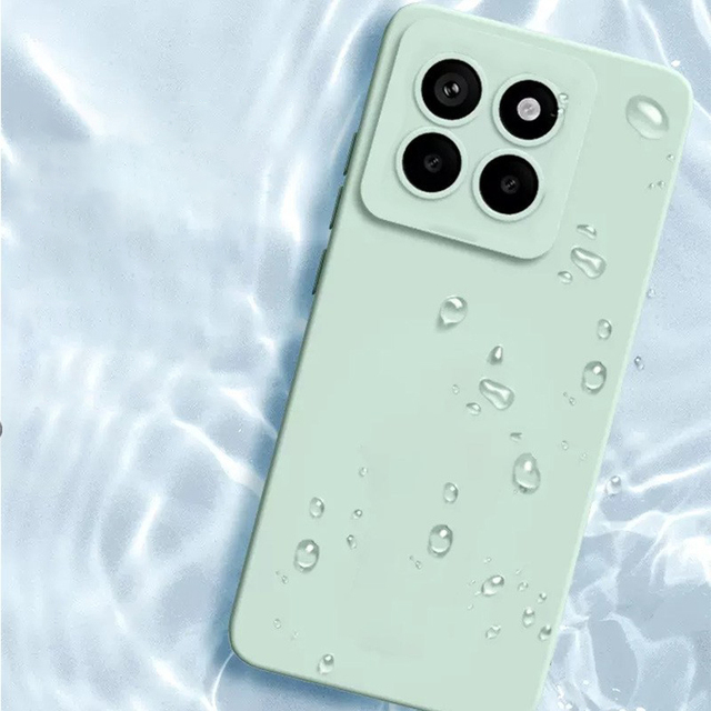 New for Xiaomi 15 Phone Case Anti-Drop Cube Silicone TPU Protective Cover with Full Coverage Lens Camera Protector Included