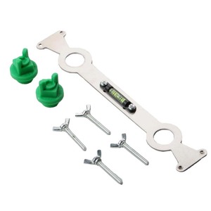 4 Point Leveler For Hot And Cold Water Pipes Wall Mounting Adjustable Fixing Device Bathroom Faucet Accessory - Product Image 3