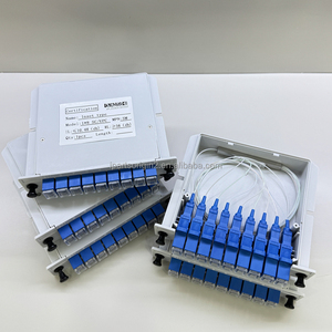 กล่องสายเคเบิลใยแก้วนำแสงแบบ Single-Mode G.657A1 ของโรงงานจีน 1x8 SC/UPC SC/APC กล่องแยกสัญญาณ PLC สำหรับโทรคมนาคม 1 เข้า 8 ออก - Product Image 5