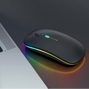 Mouse per Computer portatile rosa nero verde blu senza fili Logo personalizzato <span class=keywords><strong>grigio</strong></span> bluetooth mouse senza fili - Product Image 2