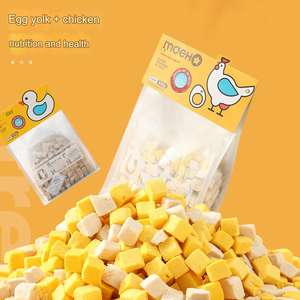 Pollo liofilizado para mascotas, yema de huevo fresca, aperitivos para gatos, pellets de pollo, pechuga de pollo de uso general para perros y gatos - Product Image 1