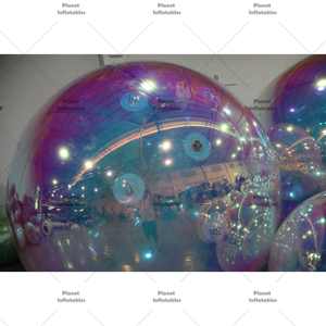 Boule miroir gonflable brillante avec pompe, personnalisable avec logo, en PVC, pour décoration - Vente flash - Product Image 5