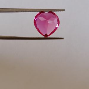 Producto en Oferta: Rubí Sintético Cultivado en Laboratorio, Corte Corazón, Gema Suelta para Joyería, Rubí Hecho a Mano para la Elaboración de Joyas - Product Image 3