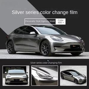 Película de PVC Bingyang para Cambio de Color de Automóviles, Efecto Metal Líquido Plateado, Aluminio, Mercurio, GT, Venta al Por Mayor - Product Image 6