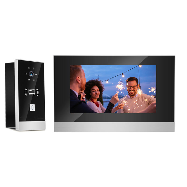 2 Wire System Easy Install Homemade Video Intercom Door Bell Door Phone System for Villa Two-way Call Wireless Intercom