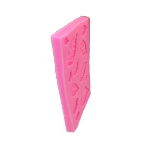 Rectángulo 12 piezas 3D clásico diferentes hojas de Rosa Diy molde de silicona - Product Image 3