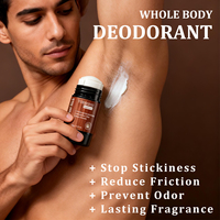 Baume Déodorant Naturel pour Hommes en Gros, au Beurre de Karité, Sans Aluminium, Cologne Solide Longue Durée, Protecteur Anti-Odeur, Hydratant et Soignant