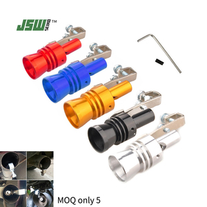 Silenciador de escape universal de gran tamaño para coche, simulador de sonido de válvula de descarga (BOV) tipo silbato, tamaño L, con efecto de remolino - Product Image 1