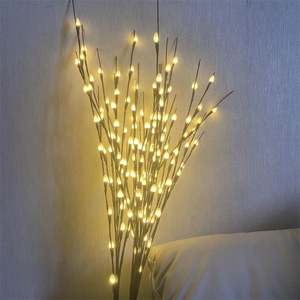 Bestseller Led dekorative Lichter 80 144 LED Natur <span class=keywords><strong>Pussy</strong></span> <span class=keywords><strong>Willow</strong></span> Branch 3 4 Ft Höhe für Home Party dekorativ - Product Image 2