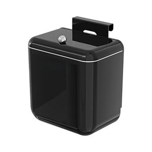 Cubo de basura de cocina montado en la pared con tapa para el hogar, cesta de papel con tapa abatible, cubo de almacenamiento. - Product Image 5