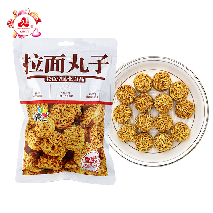Instant Noodle Snacks Fried Crispy Food