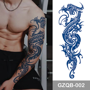 <span class=keywords><strong>Tatuajes</strong></span> Temporales de <span class=keywords><strong>Brazo</strong></span> Completo Semipermanentes con Diseños <span class=keywords><strong>Tribales</strong></span> al por Mayor, Resistentes al Agua, No Tóxicos, con Tinta de Jugo, <span class=keywords><strong>para</strong></span> <span class=keywords><strong>Hombres</strong></span> y Mujeres - Product Image 3