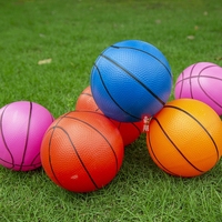 Vente en gros de jouets à Yiwu, petit ballon en PVC pour enfants, orange, 14 #   Ballon de basket gonflable d'extérieur en gros Pat Ball