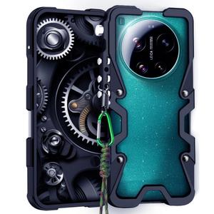 Funda Protectora para Teléfono Xiaomi 17 Ultra <span class=keywords><strong>con</strong></span> Diseño de Gatillo, Marco Metálico Hueco y Cordón - Product Image 2
