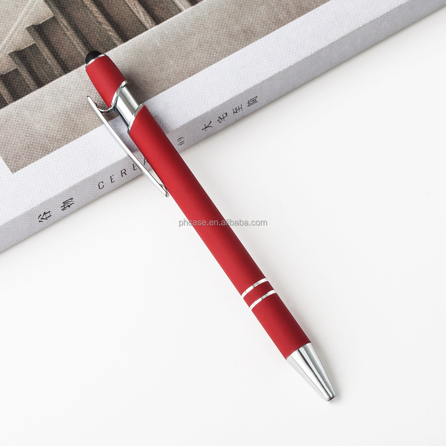 Fast Shipping Custom Logo Metal Stylus Pen Wholesale Personalized Ballpoint Pens Bulk for Business Advertising Gift Supply