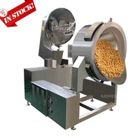 Machine à popcorn industrielle multifonctionnelle automatique au caramel et au chocolat, ligne de production de popcorn
